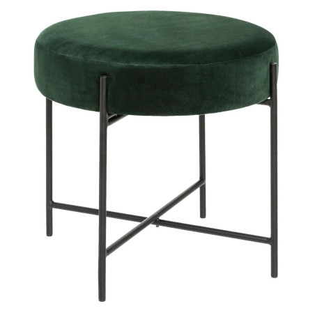 Taburet velvet verde Aty-01