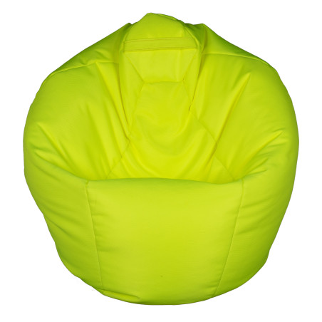 Fotoliu Bean Bag, Interior-Exterior, Tip Para Mare Galben Fluorescent-01