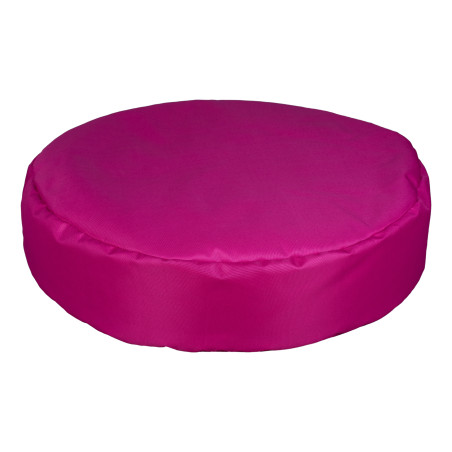 Fotoliu Bean Bag, Interior-Exterior, Tip Puf Rotund Mic Roz-01