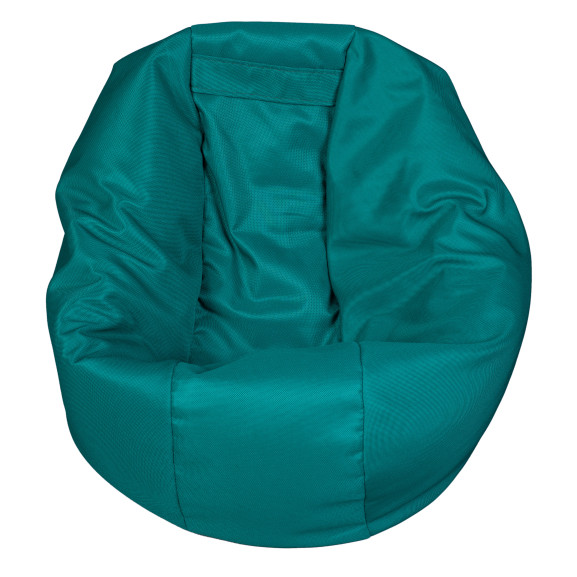 Fotoliu Bean Bag, Interior-Exterior, Tip Puf Rotund Mic Petrol