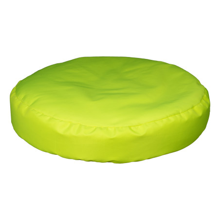 Fotoliu Bean Bag, Interior-Exterior, Tip Puf Rotund Mic Galben Fluorescent-01