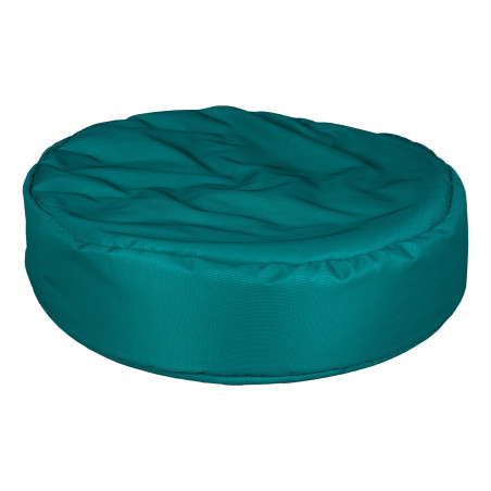 Fotoliu Bean Bag, Interior-Exterior, Tip Puf Rotund Mare Petrol-01