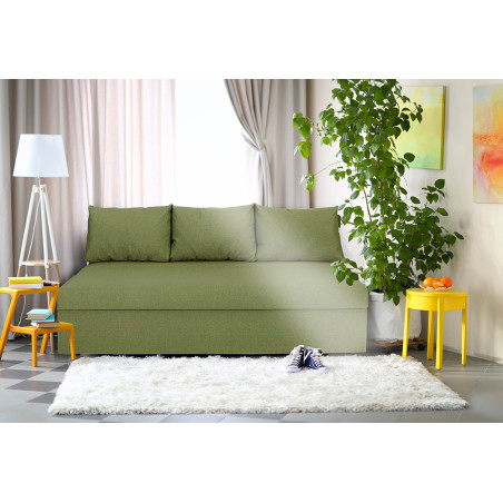 Canapea Extensibila Modulo, Verde, 80 x 191 x 98 Cm-01