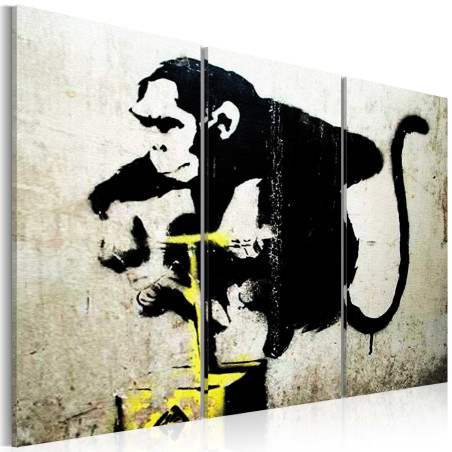 Tablou Monkey Tnt Detonator By Banksy-01