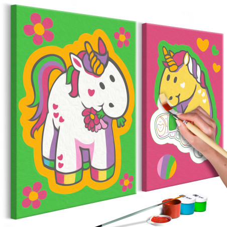 Pictatul Pentru Recreere Unicorns (Green & Pink)-01