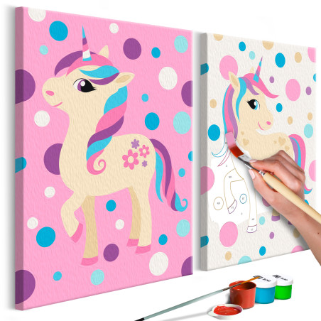 Pictatul Pentru Recreere Unicorns (Pastel Colours)-01