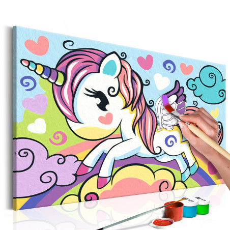 Pictatul Pentru Recreere Colourful Unicorn-01