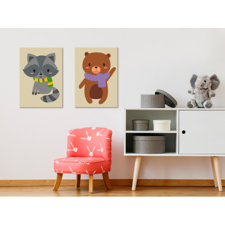 Pictatul Pentru Recreere Raccoon & Bear-01