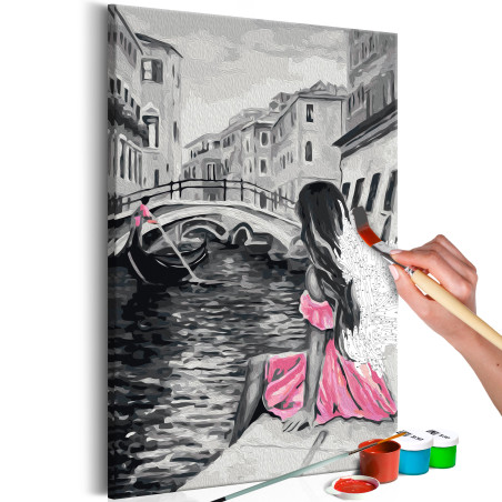 Pictatul Pentru Recreere Venice (A Girl In A Pink Dress)-01