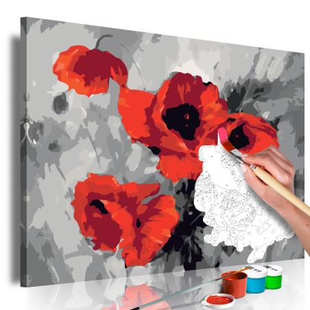 Pictatul Pentru Recreere Bouquet Of Poppies-01