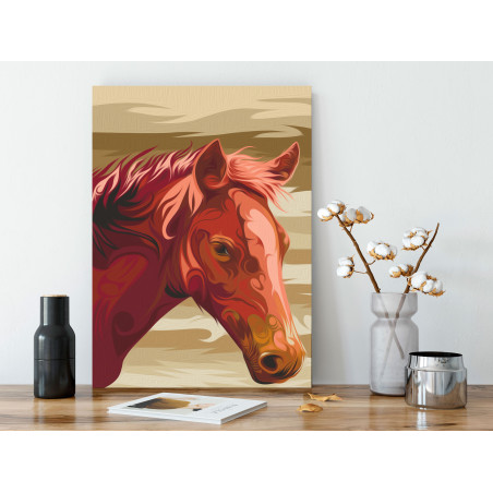 Pictatul Pentru Recreere Brown Horse-01