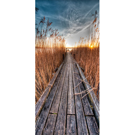 Fototapet Pentru Ușă Photo Wallpaper Pier On The Lake I-01