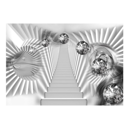 Fototapet Silver Stairs-01