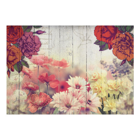 Fototapet Vintage Flowers-01