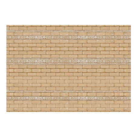 Fototapet Brick With Ornaments-01