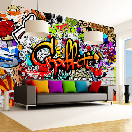 Fototapet Colorful Graffiti-01