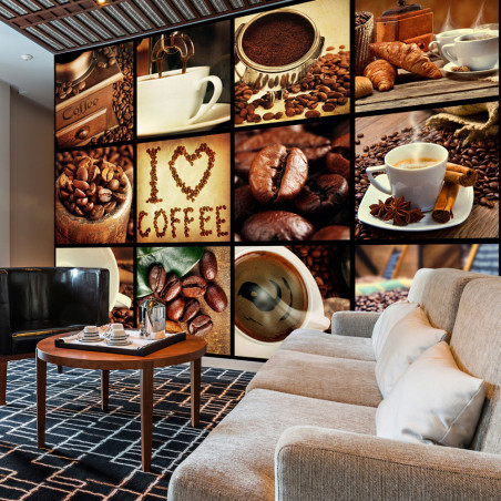 Fototapet Coffee Collage-01