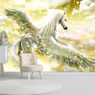 Fototapet Pegasus (Yellow)