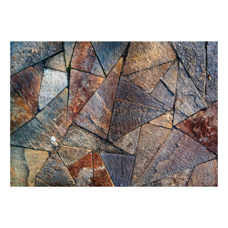 Fototapet Pavement Tiles (Colourful)-01