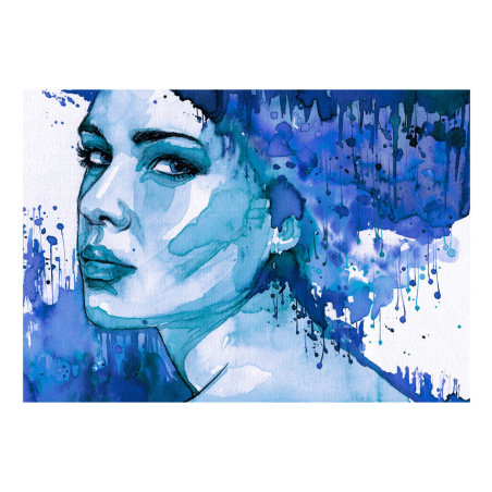 Fototapet Blue Lady-01