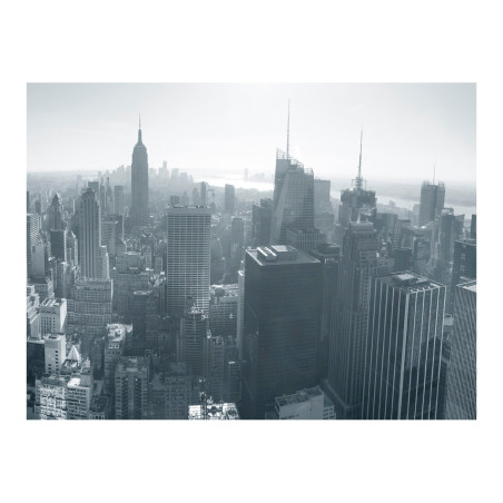 Fototapet New York City Skyline Black And White-01