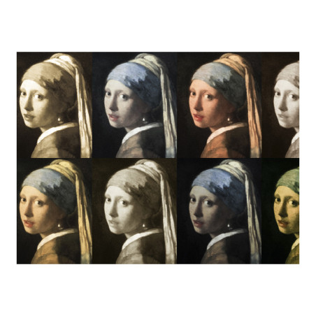 Fototapet Girl With A Pearl Earring (Pop Art)-01