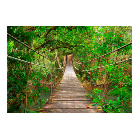 Fototapet Bridge Amid Greenery-01