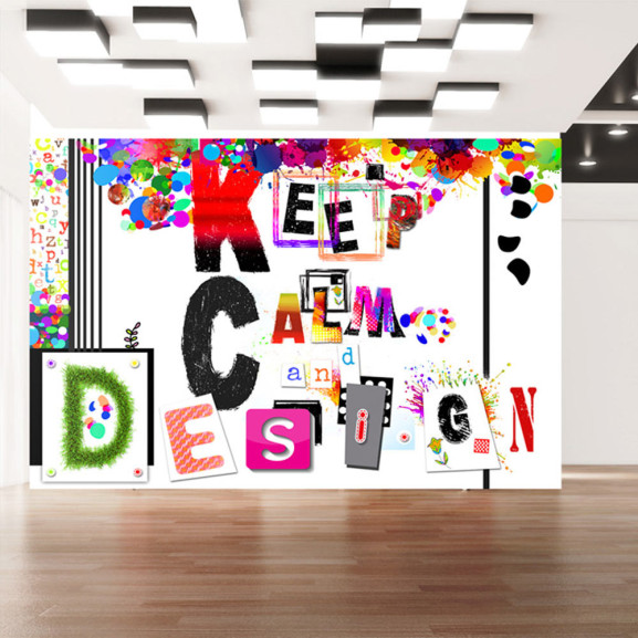 Fototapet Keep Calm And Design