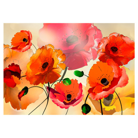 Fototapet Velvet Poppies-01