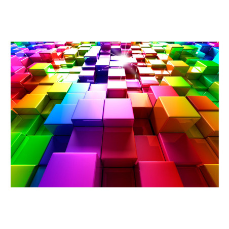 Fototapet Colored Cubes-01