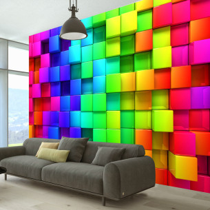 Fototapet Colourful Cubes